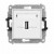 Karlik 25IGUSB-1 Mechanizm gniazda pojedynczego USB A-A 2.0 Biały Mat 5903672039062