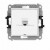 Karlik IGKBO-3 Mechanizm gniazda komputerowego pojedynczego 1xRJ45, kat. 6, 8-stykowy, bez pola opisowego Biały 5903672015899