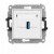Karlik IGUSB-5 Mechamizm gniazda pojedynczego USB A-A 3.0 Biały 5903672016421