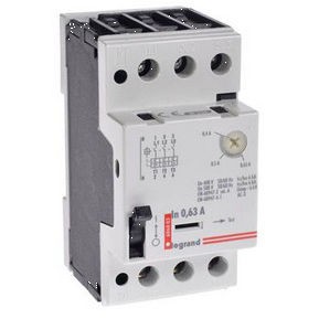 LEGRAND Wyłącznik silnikowy z wyzwalaczem termicznym i elektromagnetycznym M250 0,4-0,63A 230-500V