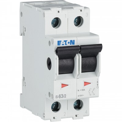 EATON Rozłącznik izolacyjny modułowy IS-63/2 63A 415V AC 2P 2Z