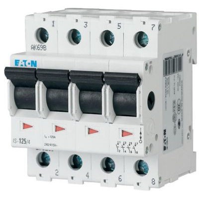 EATON Rozłącznik izolacyjny modułowy IS-125/4 125A 415V AC 4P 4Z