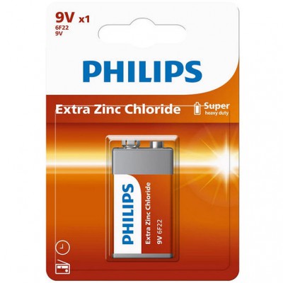 SIGNIFY Bateria cynkowo-chlorokowa 6F22 9V
