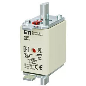 ETI Wkładka topikowa NH00 gF 50A 500V