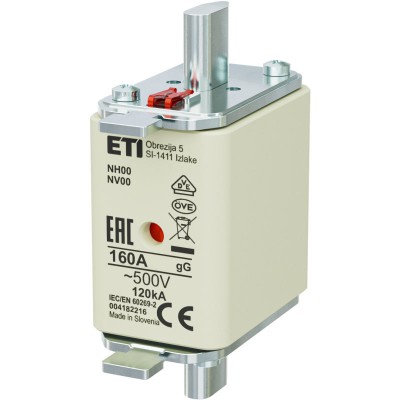 ETI Wkładka topikowa NH00 gG 160A 500V