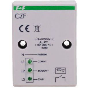 F&F Czujnik zaniku fazy CZF