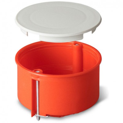 ELEKTRO-PLAST NASIELSK Puszka podtynkowa instalacyjna do ścian pustych z deklem PO-70 K-G /70mm/