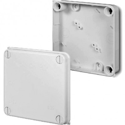 ELEKTRO-PLAST NASIELSK Puszka natynkowa hermetyczna EP-LUX PK-3 pusta IP55 /133x133x41mm/ Biały
