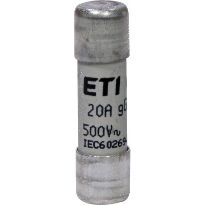 ETI Wkładka topikowa cylindryczna CH10x38 gG 20A 500V