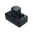 ELMARO Gniazdo okapturzone 1x25A GO1x25 Czarny