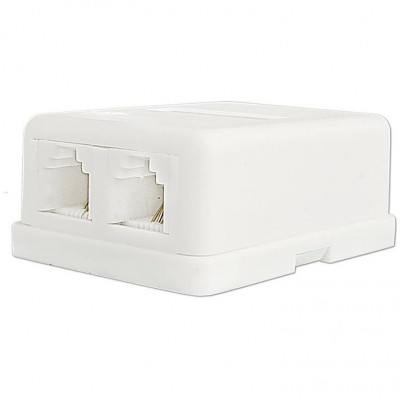 LAMEX LX9126/6/4 Gniazdo telefoniczne podwójne 4PIN LX9126/6/4