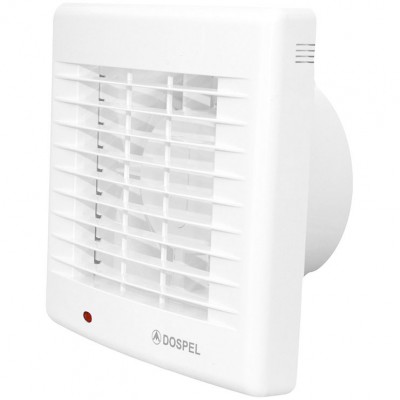 DOSPEL Wentylator domowy z higrostatem i wyłącznikiem czasowym POLO 5 Ø120 WCH /Biały/