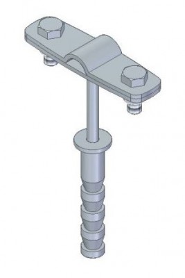 BŁYSKAWICA 10 Uchwyt do bednarki i drutu FI10 L-100