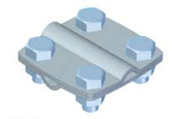 BŁYSKAWICA 25 Złącze krzyżowe 4xM8 S-25