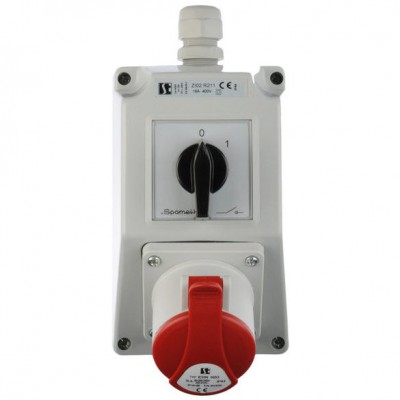 SPAMEL ZI02R211 Rozdzielnica budowlana IP44 0-1 1x16/5