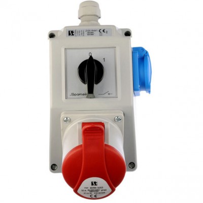 SPAMEL ZI05R441 Rozdzielnica budowlana IP-44 0-1 1x32/5, 1x230V