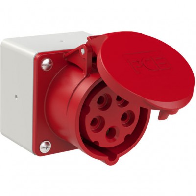 PCE 80015-6 Gniazdo siłowe tablicowe 16/5 400V IP44 CEE z puszką 80015-6