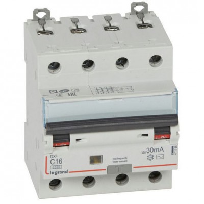 LEGRAND 411186 Wyłącznik różnicowonadprądowy C P314 16A 30mA 4P /Typ AC/