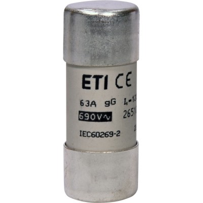 ETI Wkładka topikowa cylindryczna CH22x58 gG 63A 690V