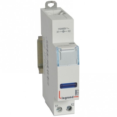 LEGRAND Lampka pojedyncza LED L404 110/400V /Niebieski/