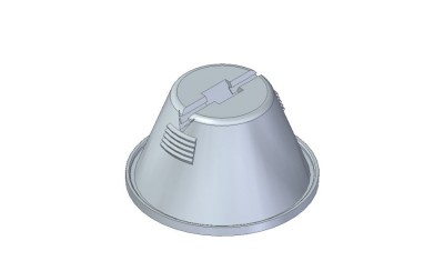 BŁYSKAWICA 21C Uchwyt ze stopką betonową w tworzywie