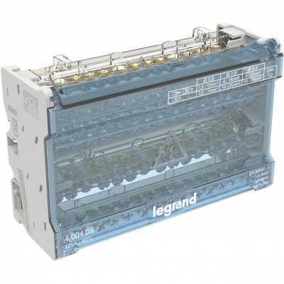 LEGRAND Modułowy blok rozdzielczy 8M 4P 125A 14-zaciskowy /1,5-25 mm²/