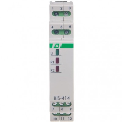 F&F Przekaźnik bistabilny LED 2x 16A 230V 2Z na szynę TH35