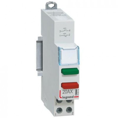 LEGRAND Łącznik przyciskowy monostabilny podwójny LP432 20A 250V 1Z+1R