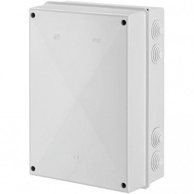 ELEKTRO-PLAST NASIELSK Puszka natynkowa hermetyczna EP-LUX PK-9 pusta IP55 /303x214x123mm/ Szary