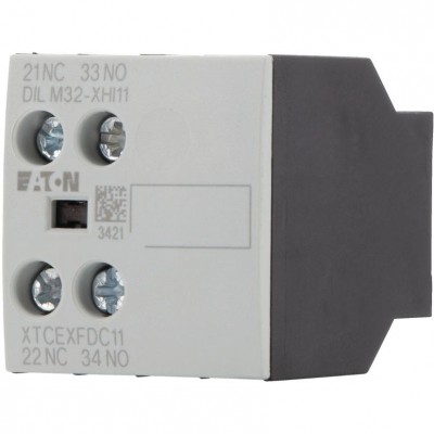 EATON Blok styków pomocniczych DILM32-XHI11 6A 2P 1Z+1R montaż czołowy zaciski śrubowe