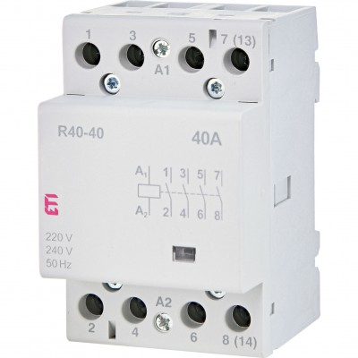 ETI Stycznik modułowy R 40-40 40A 230V AC 4Z