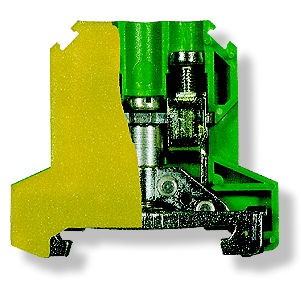 SIMET 14503319 Złączka szynowa ochronna ZSO 1-10.0 /Żółto-zielony/