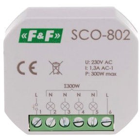 F&F Ściemniacz oświetlenia SCO-802 230V