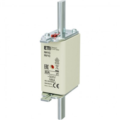 ETI Wkładka topikowa NH1C gG 40A 500V