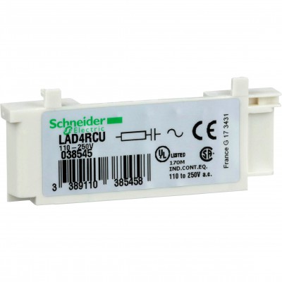 SCHNEIDER Moduł przeciwprzepięciowy obwód RC 110‑240V AC
