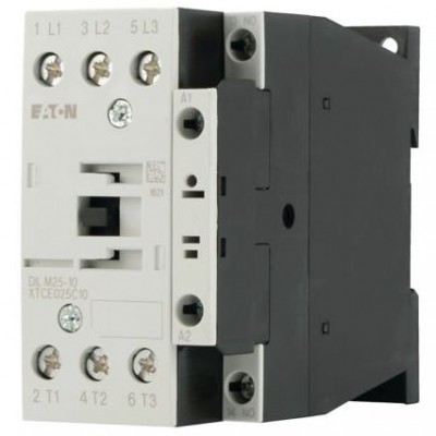 EATON Stycznik mocy DILM 25-10 110V AC 11kW 3P 1Z /110V 50Hz, 120V 60Hz/ zaciski śrubowe