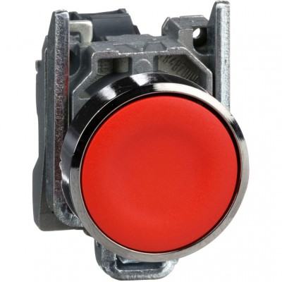 SCHNEIDER XB4BA42 Przycisk płaski z samopowrotem 1R /Czerwony/