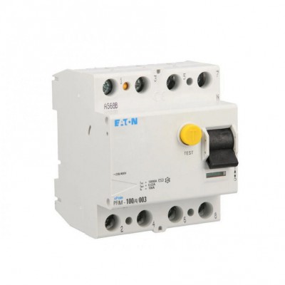 EATON Wyłącznik różnicowoprądowy PFIM-100/4/003 100A 0,03A 30mA 10kA 4P /Typ AC/