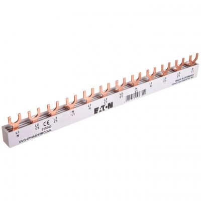 EATON Szyna łączeniowa widełkowa EVG-4PHAS/12MODUL 63A 3P+N 12M 10mm²