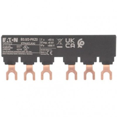 EATON Blok mostków trójfazowych B3.0/2-PKZ0 63A 690V AC /90mm/ do PKZM0-… lub PKE12, PKE32