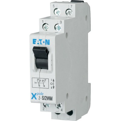 EATON Przełącznik modułowy 3-położeniowy Z‑S/2WM 16A 230V 2P /1-0-2/