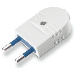 SCAME Wtyczka płaska 10A 2P 230V IP20 /Biały/