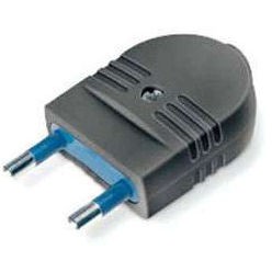 SCAME Wtyczka płaska 10A 2P 230V IP20 /Czarny/