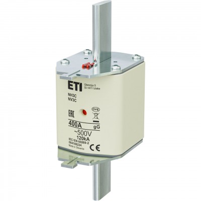 ETI 004186224 Wkładka topikowa NH3C gG 400A 500V