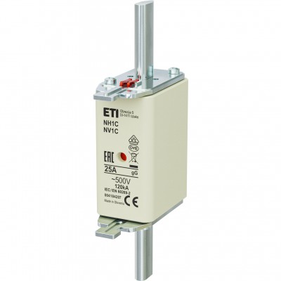 ETI Wkładka topikowa NH1C gG 25A 500V