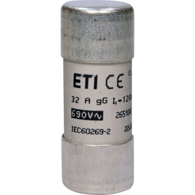 ETI Wkładka topikowa cylindryczna CH22x58 gG 32A 690V