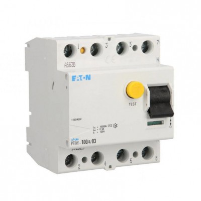 EATON Wyłącznik różnicowoprądowy PFIM-100/4/03 100A 0,3A 300mA 10kA 4P /Typ AC/