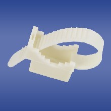 ELEKTRO PLAST OPATÓWEK 12.1 Uchwyt kablowy przykręcany z opaską biały UP-22/100 Biały