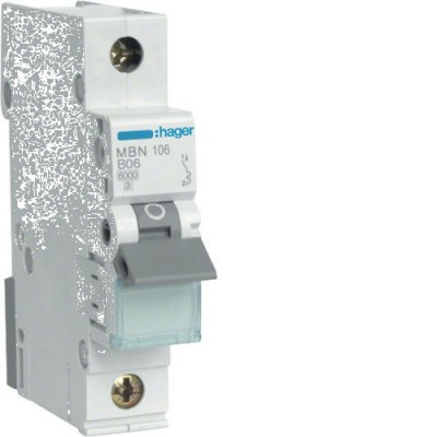 HAGER MBN132E Wyłącznik nadprądowy B32A 1M 1P 6kA MBN132E