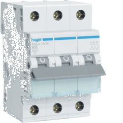 HAGER MBN350E Wyłącznik nadprądowy B50A 3M 3P 6kA MBN350E